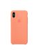 Чохол силіконовий soft-touch ARM Silicone case для iPhone X / Xs помаранчевий Nectarine фото