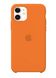 Чохол силіконовий soft-touch ARM Silicone Case для iPhone 11 помаранчевий Papaya