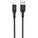 Кабель Lightning to USB Hoco U79 1,2 метра чорний Black