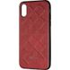 Jesco Leather Case for iPhone X/XS Red