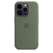 Чохол Apple Silicone case with MagSafe для iPhone 14 Pro Olive ААА