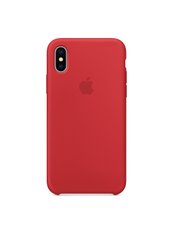 Чехол силиконовый soft-touch ARM Silicone case для iPhone Xs Max красный (PRODUCT) Red фото