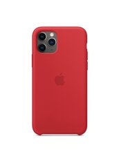Чехол силиконовый soft-touch RCI Silicone Case для iPhone 11 Pro Max красный (PRODUCT) Red фото
