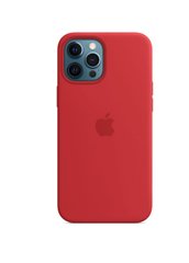 Чехол силиконовый soft-touch ARM Silicone Case для iPhone 12 Pro Max темно-красный Dark Red фото