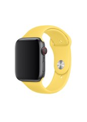 Ремінець Sport Band для Apple Watch 42 / 44mm силіконовий жовтий спортивний size (s) ARM Series 6 5 4 3 2 1 Canary Yellow фото