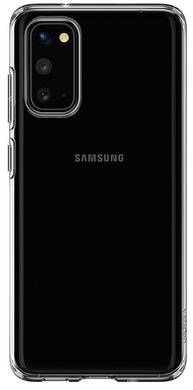 Чехол противоударный Spigen Original Crystal Flex для Samsung Galaxy S20 силиконовый прозрачный Crystal Clear фото