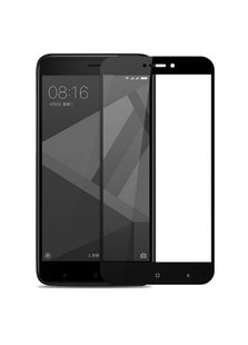 Захисне скло для Xiaomi Mi A1 / 5X CAA 3D ​​із закругленими краями чорна рамка Black фото