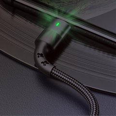 Кабель Lightning to USB Usams US-SJ309 U26 0,5 метра чорний Black фото