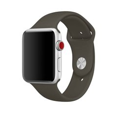 Ремешок Sport Band для Apple Watch 38/40mm силиконовый серый спортивный ARM Series 6 5 4 3 2 1 Dark Olive фото