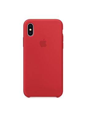 Чохол силіконовий soft-touch ARM Silicone case для iPhone Xs Max червоний (PRODUCT) Red фото