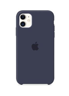 Чохол силіконовий soft-touch ARM Silicone Case для iPhone 11 синій Midnight Blue фото