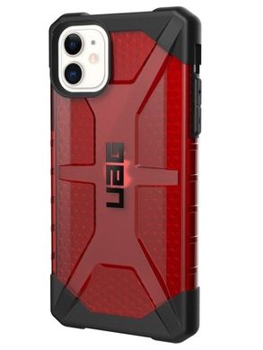 Чохол протиударний UAG Plasma для iPhone 11 червоний ТПУ + пластик Magma фото