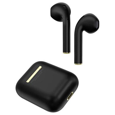 Навушники бездротові вкладиші Hoco ES28 Bluetooth з мікрофоном чорні Black фото