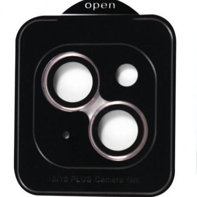 Захисне скло 3D Camera Lens glass для iPhone 15/15 Plus Blue фото