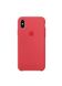 Чохол силіконовий soft-touch ARM Silicone case для iPhone X / Xs червоний Camelia фото