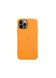 Чехол кожаный ARM Leather Case with MagSafe для iPhone 12 Pro Max оранжевый Orange