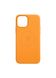 Чехол кожаный ARM Leather Case with MagSafe для iPhone 12 Pro Max оранжевый Orange