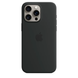 Чехол Silicone case with MagSafe для iPhone 15 Pro Max Black AAA
