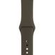 Ремінець Sport Band для Apple Watch 38 / 40mm силіконовий сірий спортивний ARM Series 6 5 4 3 2 1 Dark Olive