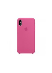 Чохол силіконовий soft-touch RCI Silicone case для iPhone X / Xs рожевий Dragon Fruit фото