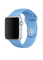 Ремінець Sport Band для Apple Watch 42 / 44mm силіконовий блакитний спортивний size (s) ARM Series 6 5 4 3 2 1 Cornflower фото