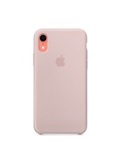Чохол силіконовий soft-touch Apple Silicone case для iPhone Xr рожевий Pink Sand фото