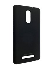 Чехол силиконовый Hana Molan Cano плотный для Xiaomi Redmi Note 3 черный Black фото