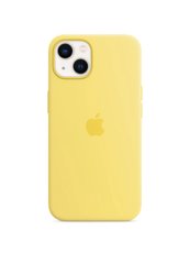 Чохол силіконовий soft-touch Apple Silicone case with Animation для iPhone 13 жовтий Lemon Zest фото