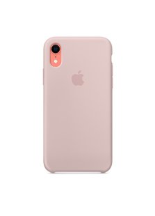 Чехол Apple Silicone case for iPhone XR Pink Sand фото