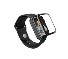 Захисна поліуретанова плівка для Apple Watch 41mm BLUEO High Molecule Shock Resistant 3D з чорною рамкой Black фото