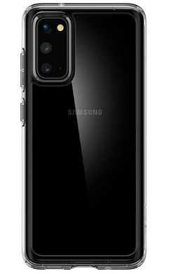 Чохол протиударний Spigen Original Crystal Hybrid для Samsung Galaxy S20 силіконовий прозорий Crystal Clear фото