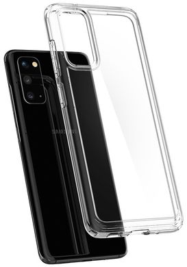 Чехол противоударный Spigen Original Crystal Hybrid для Samsung Galaxy S20 силиконовый прозрачный Crystal Clear фото