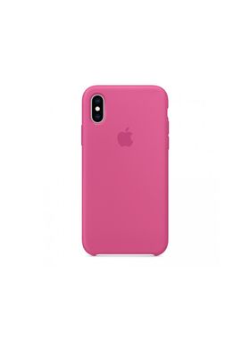 Чохол силіконовий soft-touch RCI Silicone case для iPhone X / Xs рожевий Dragon Fruit фото
