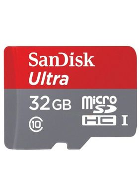 Карта пам'яті для телефону SanDisk MicroSD 32 Gb чорна Black фото
