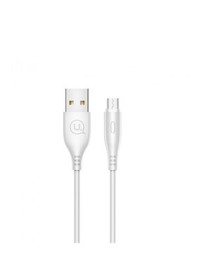 Кабель Micro-USB to USB Usams U18 1 метр White (US-SJ268) фото