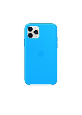 Чохол силіконовий soft-touch RCI Silicone Case для iPhone 11 блакитний Ultra Blue фото