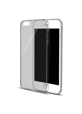 Чехол силиконовый плотный для iPhone 6/6s clear grey фото