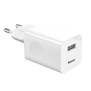 МЗП Baseus Wall Charger QC3.0 white фото