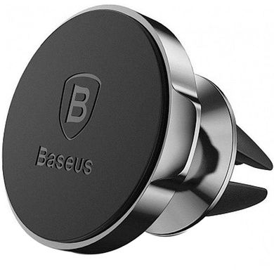 Автомобільний тримач для телефону Baseus Small Ears Series Magnetic Suction Bracket (Air outlet type) (SUER-A01) чорний Black фото