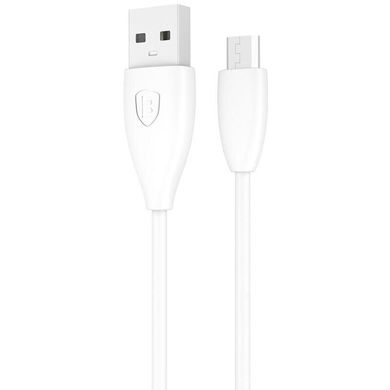 Кабель Micro-USB to USB Baseus (CAMSW-02) 1 метр белый White фото