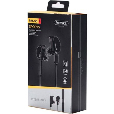 Stereo Bluetooth Headset Remax (OR) RM-S5 Black фото