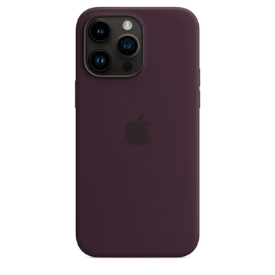 Чохол Silicone Case with Magsafe для iPhone 14 Pro Max Elderberry AAA фото