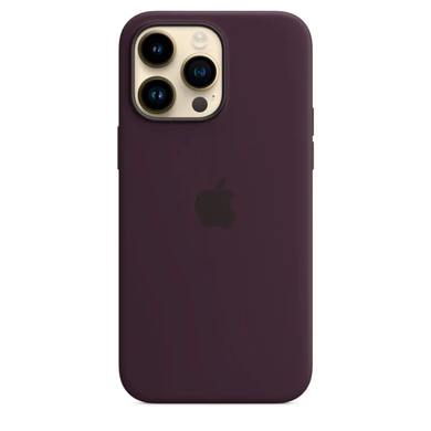 Чохол Silicone Case with Magsafe для iPhone 14 Pro Max Elderberry AAA фото