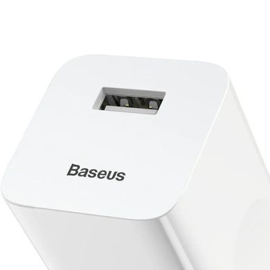 Мережевий зарядний пристрій Baseus Wall Charger QC3.0 white фото