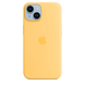 Чехол Silicone case with MagSafe для Apple iPhone 14 Plus Sunglow AAA