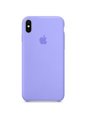 Чохол силіконовий soft-touch RCI Silicone case для iPhone X / Xs фіолетовий Pale Purple фото
