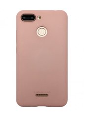 Чохол силіконовий Hana Molan Cano щільний для Xiaomi Redmi 6 рожевий Pink фото