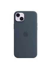 Чохол силіконовий soft-touch Apple Silicone case with MageSafe для iPhone 14 Plus синій Storm Blue фото