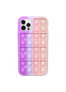 Чехол силиконовый Pop-it Case для iPhone 12/12 Pro фиолетовый Purple фото