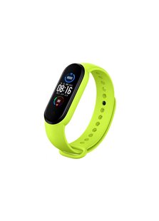 Ремешок для Xiaomi Mi Band 5 силиконовый зеленый Green Tea фото